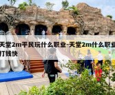 天堂2m平民玩什么职业-天堂2m什么职业打钱快