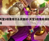 天堂2收集用什么武器好-天堂2收集练级路线